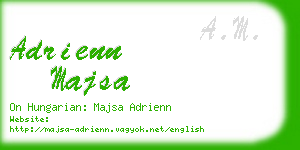 adrienn majsa business card